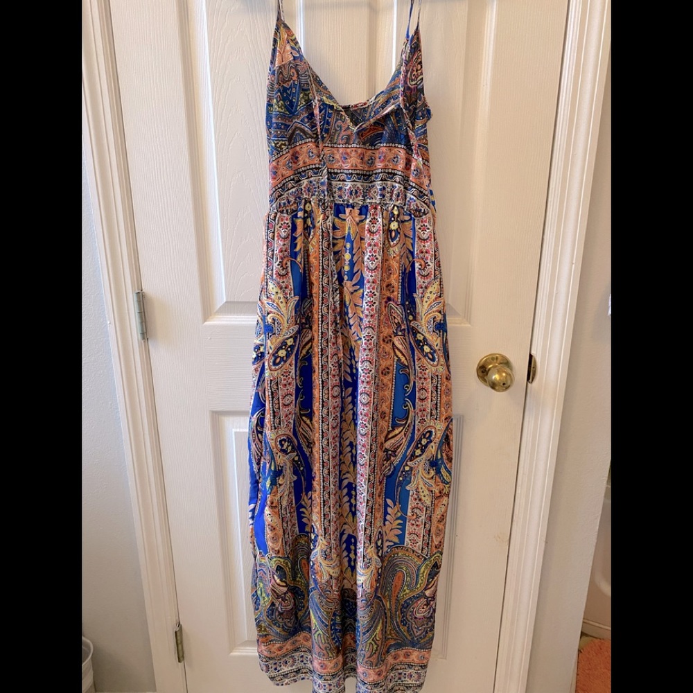 Runway story boho maxi dress